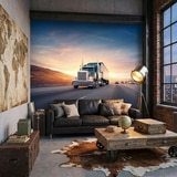 Poster xxl: Un camion sur la route 14