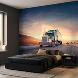 Poster xxl: Un camion sur la route 15