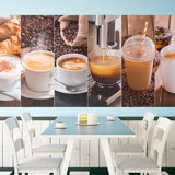 Poster xxl: Collage sur le café et le petit déjeuner 2