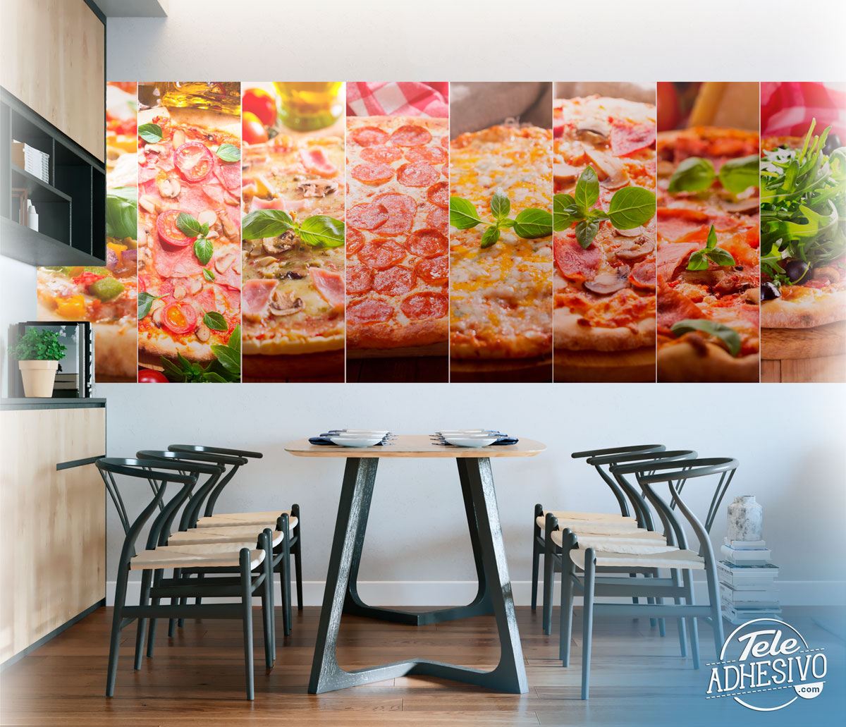 Poster xxl: Collage pizza