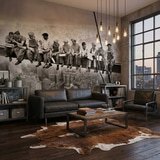 Poster xxl: Des travailleurs &agrave; la poutre 7