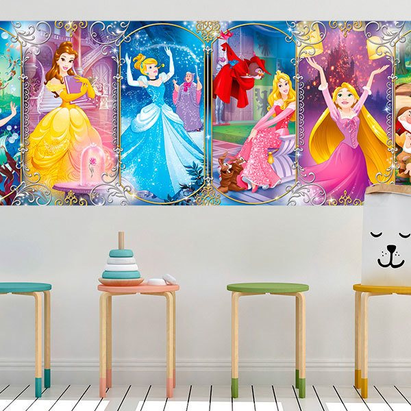 Poster xxl: Les princesses du collage 0