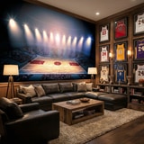 Poster xxl: Terrain de basket-ball 14