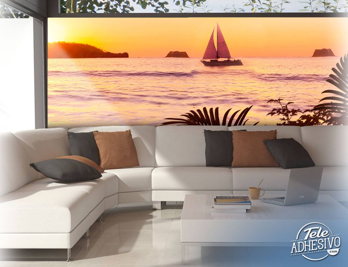 Poster xxl: Coucher de Soleil sur la Plage