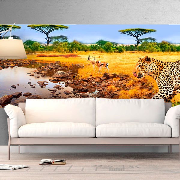 Poster xxl: Les léopards au repos