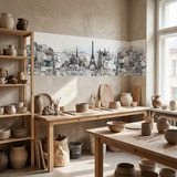 Poster xxl: Dessin de Paris 17