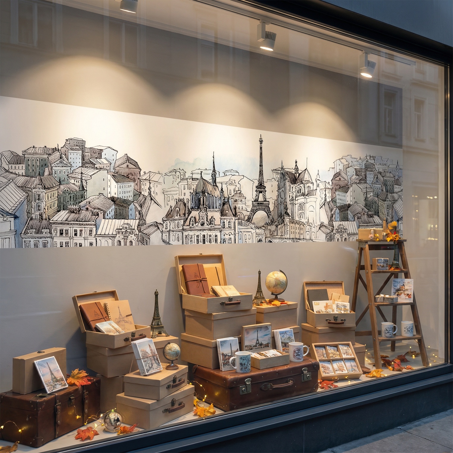 Poster xxl: Dessin de Paris