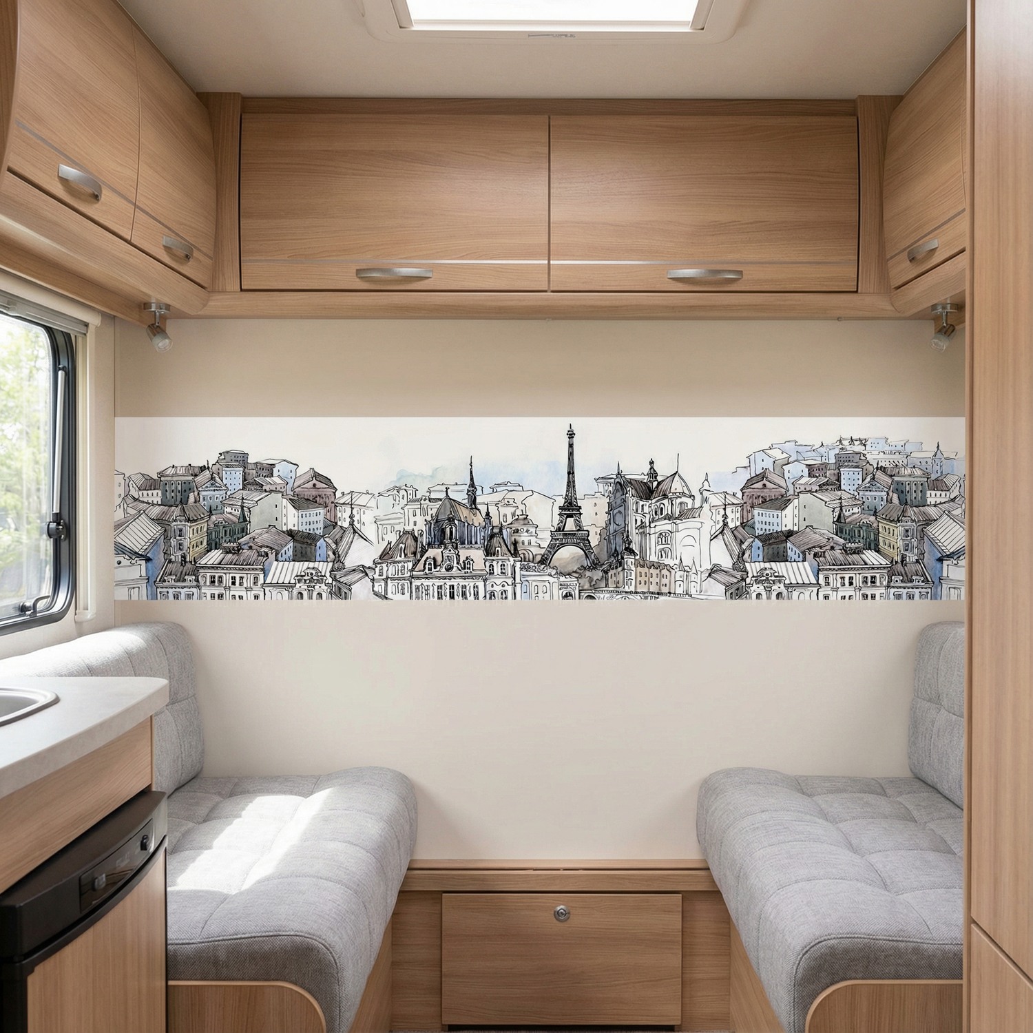 Poster xxl: Dessin de Paris