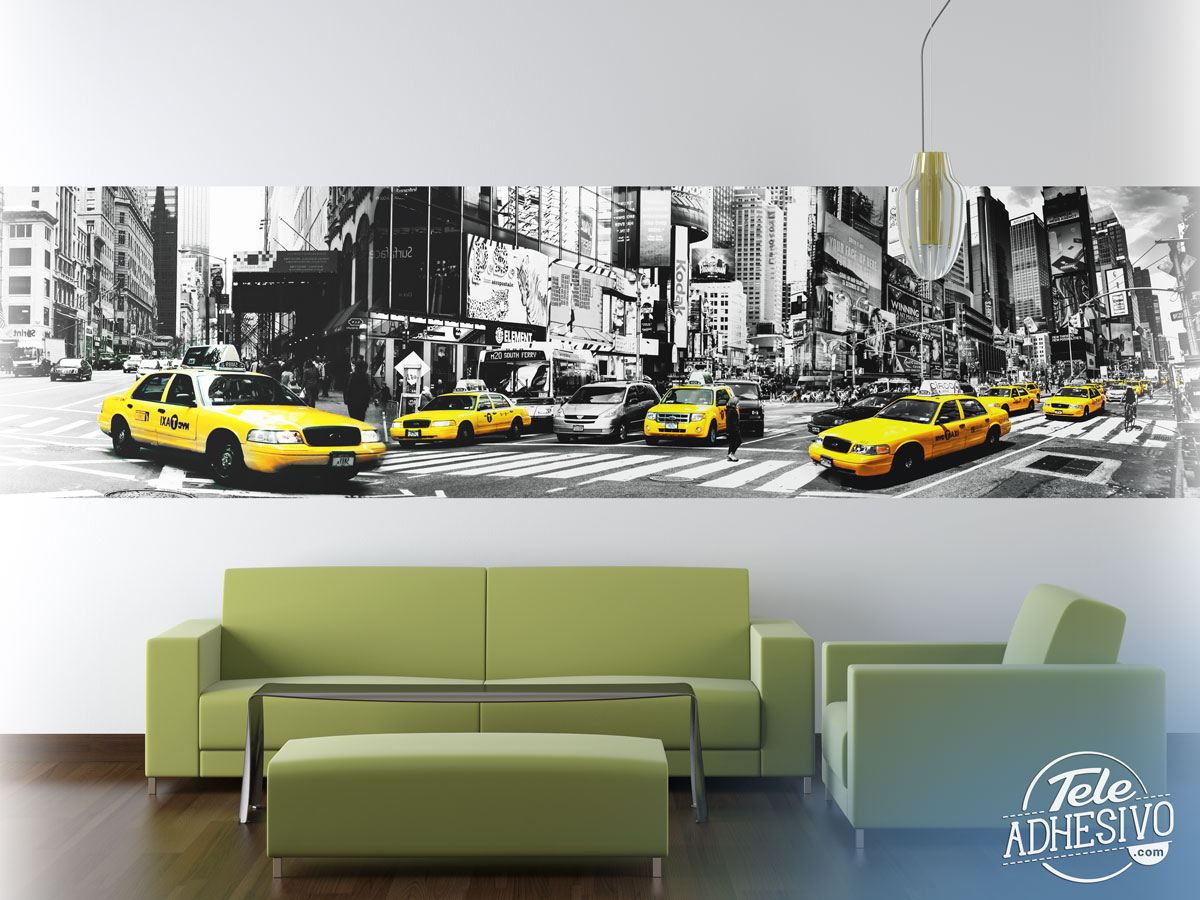 Poster xxl: Taxis à New York
