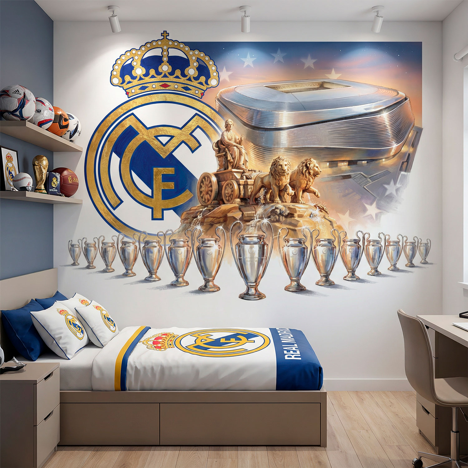 Poster xxl: Real Madrid 15 Champions Bernabeu 0