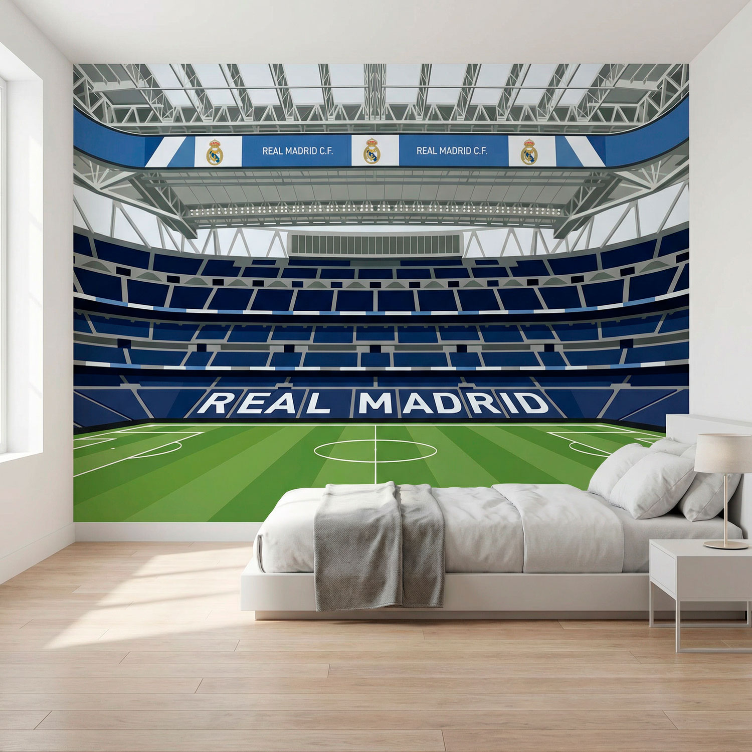Poster xxl: Int&eacute;rieur du nouveau stade Santiago Bernab&eacute;u du Re 0