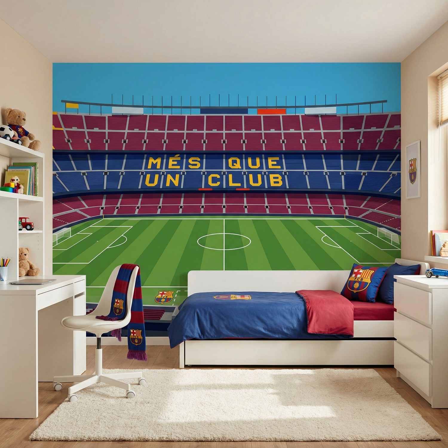 Poster xxl: Int&eacute;rieur du stade Camp Nou FC Barcelone