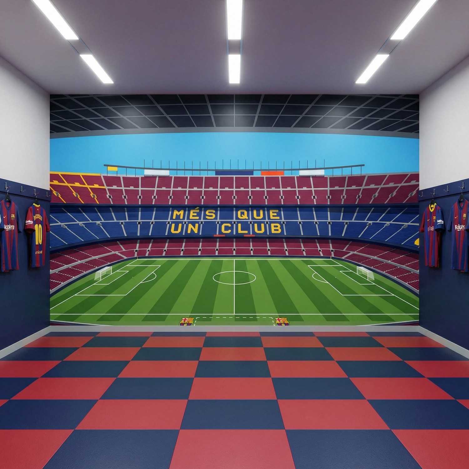 Poster xxl: Poster XXL Illustration Stade Camp Nou