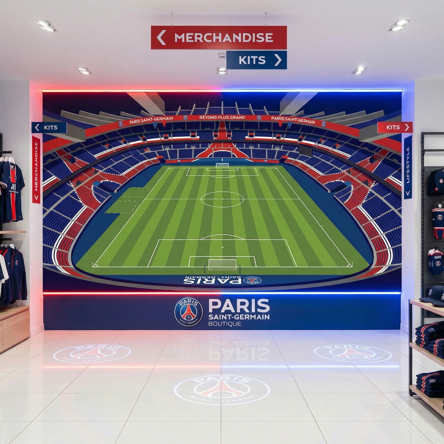 Poster xxl: Stade du Parc des Princes Paris Saint-Germain