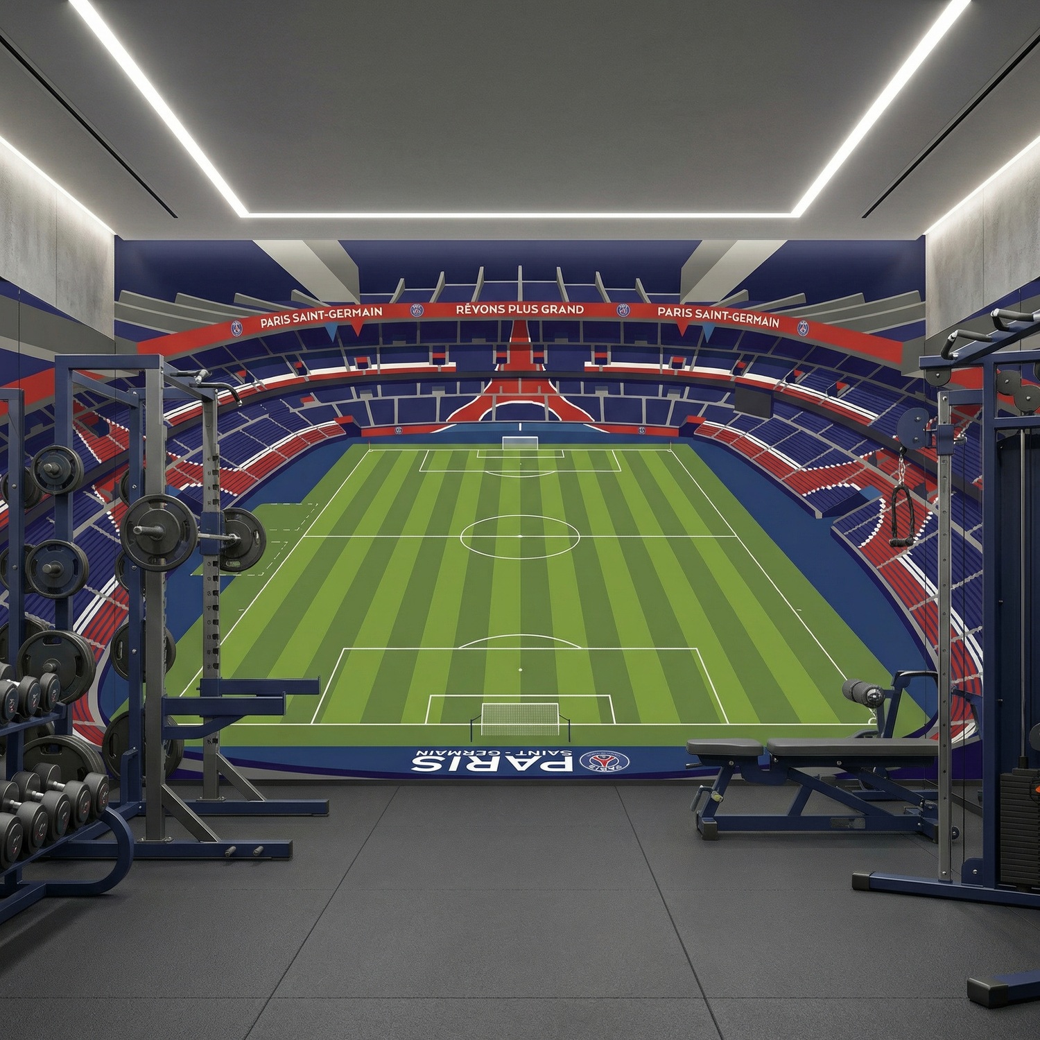 Poster xxl: Poster XXL Illustration Stade Parc des Princes