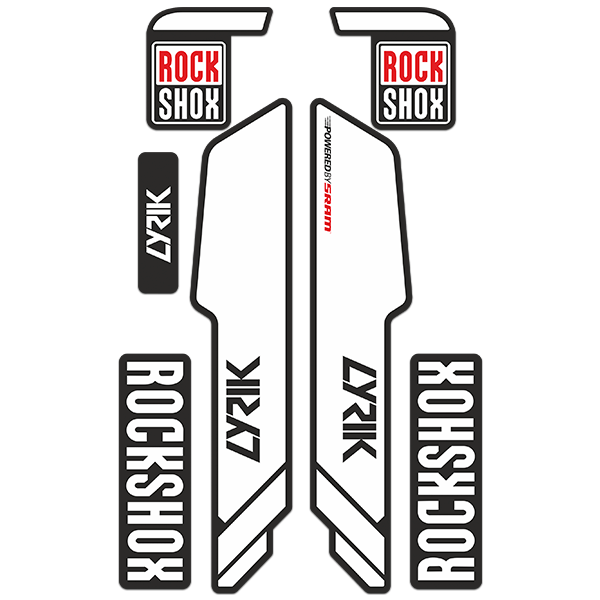 Autocollants: Fourches v&eacute;lo Rock Shox Liric