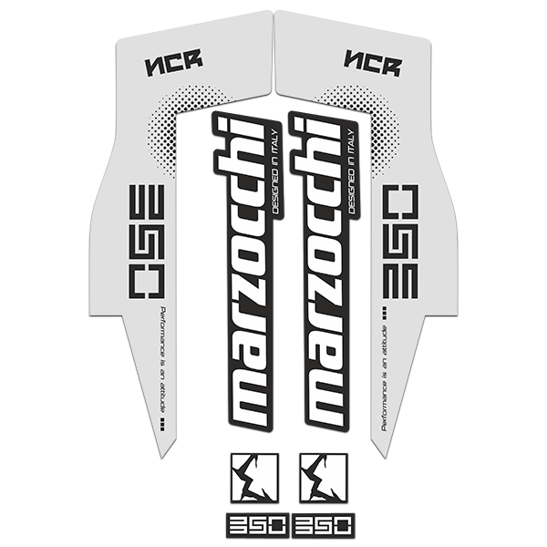 Autocollants: De fourches &agrave; v&eacute;lo Marzocchi