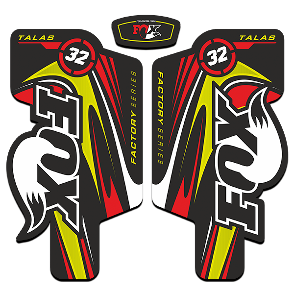 Autocollants: Fourche V&eacute;lo S&eacute;rie Fox Factory 32