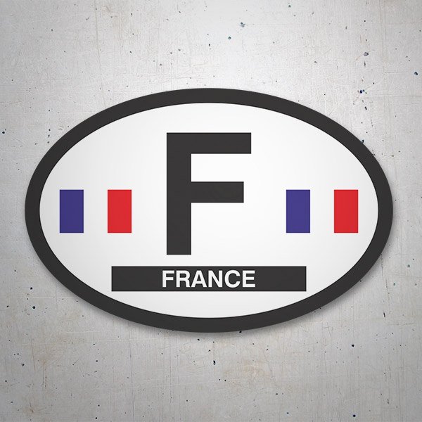 Sticker Drapeau + NOM (voiture) - Sticker A moi