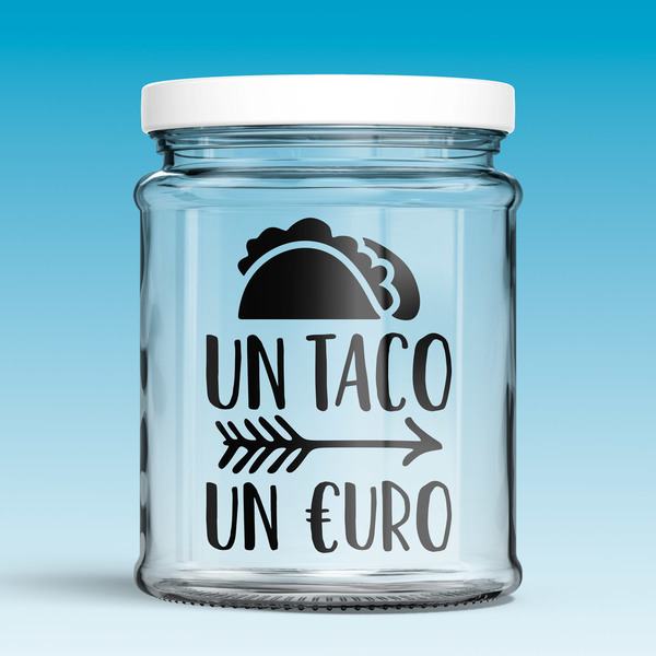 Stickers muraux: Un Taco un €uro 