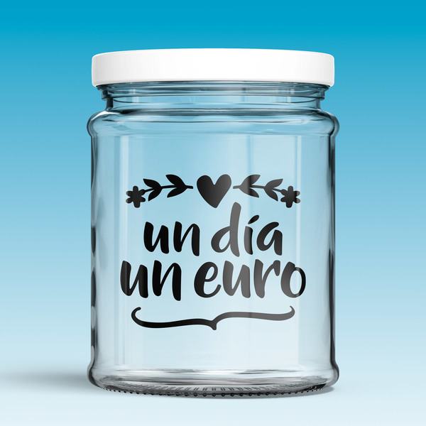 Stickers muraux: Un jour, un euro