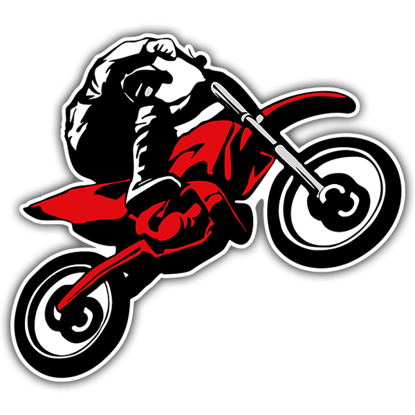 Autocollants: Moto de trial