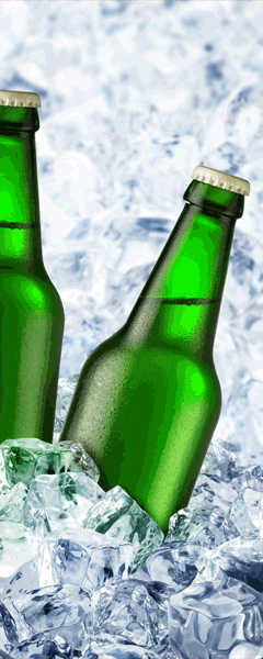 Stickers muraux: Bières glacées