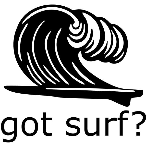 Autocollants: Got surf?