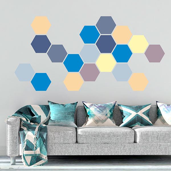 Sticker mural Kit géométrique Arcadia