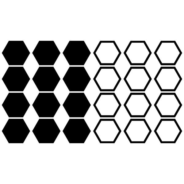 Stickers muraux: Kit géométrique personnalisé