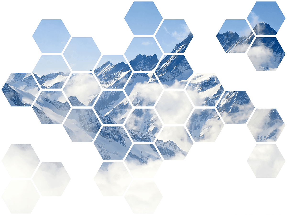 Stickers muraux: Kit Géométrique Everest