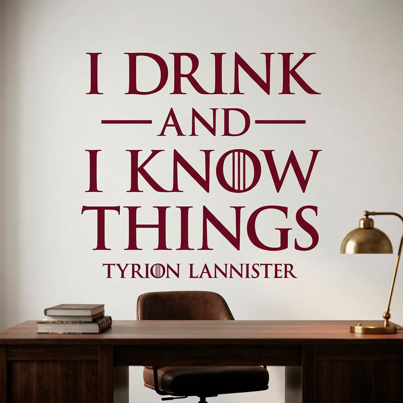 I drink and I Know things 3/11