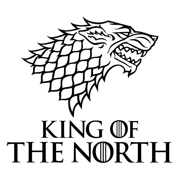 Stickers muraux: King of the North