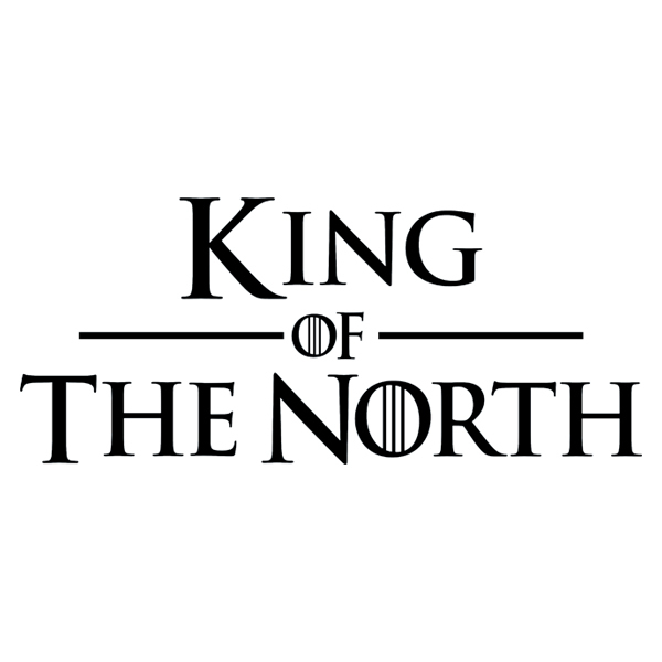 Stickers muraux: Tête de lit King of the North