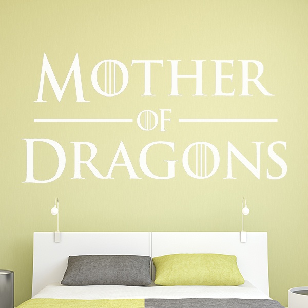 Stickers muraux: Tête de Mother of Dragons