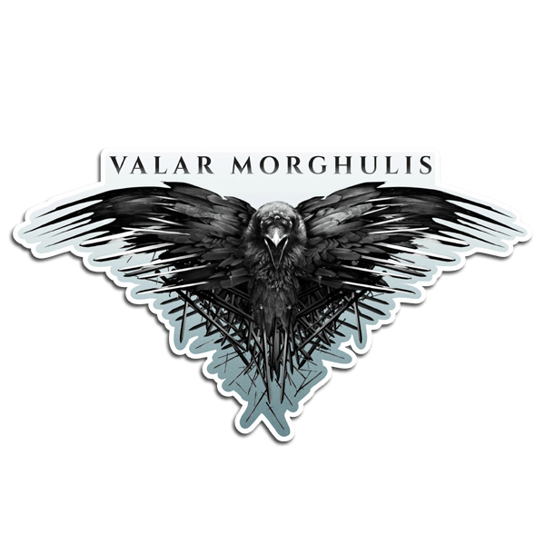 Stickers muraux: Raven Valar Morghulis