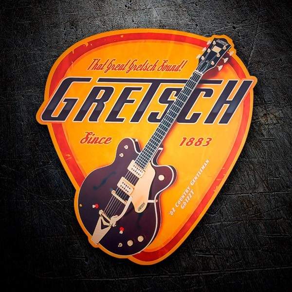 Autocollants: Pic Gretsch 1883