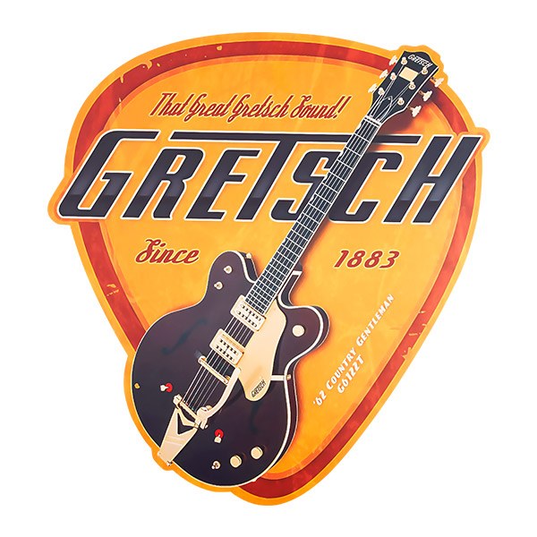 Autocollants: Pic Gretsch 1883