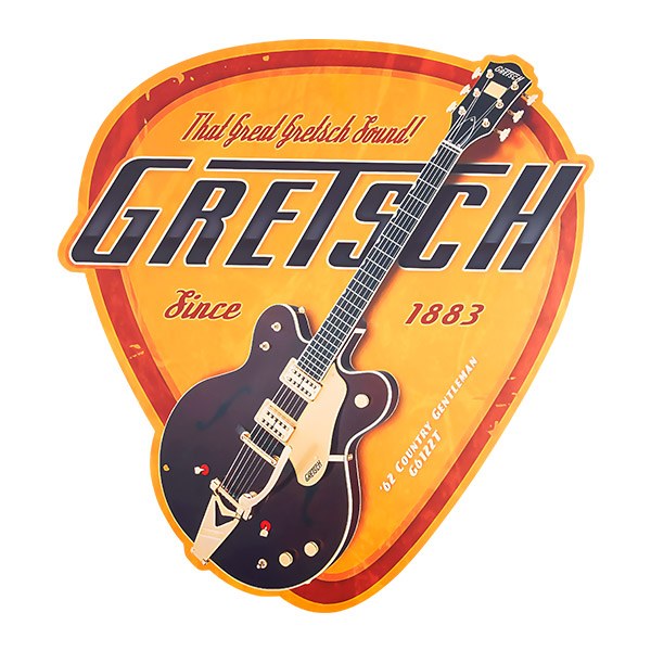 Autocollants: P&uacute;a Gretsch 1883