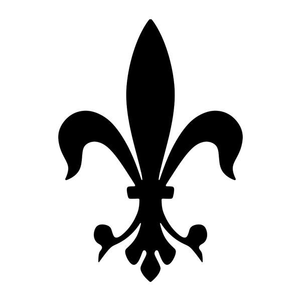 Autocollants: Fleur de Lys