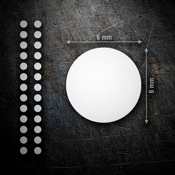 Autocollants: 26X Marques de M&acirc;t