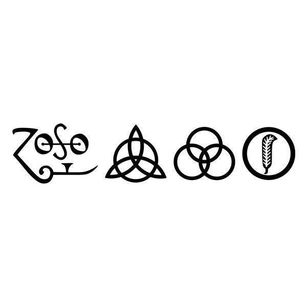 Autocollants: Symboles - Led Zeppelin IV