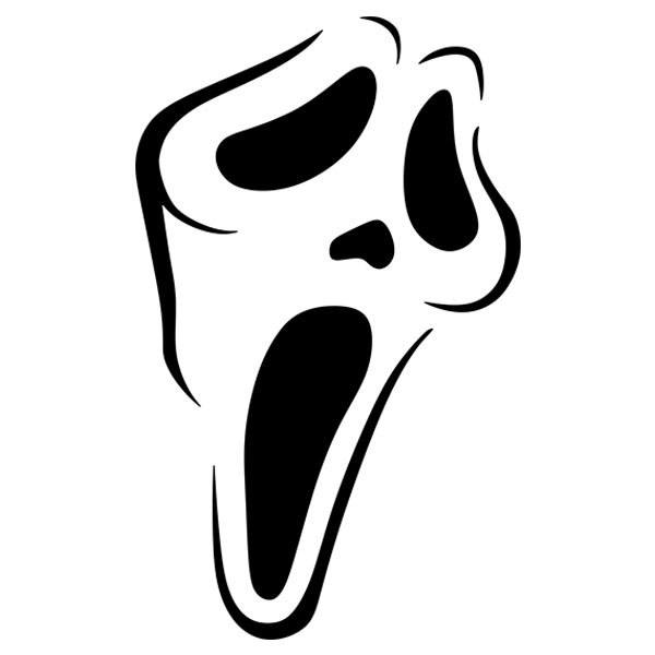 Stickers muraux: Masque Scream