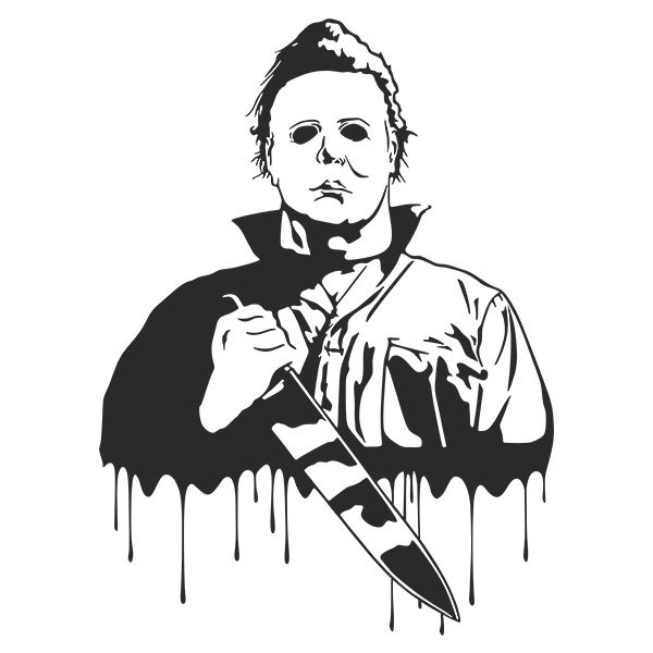 Stickers muraux: Michael Myers (Halloween)