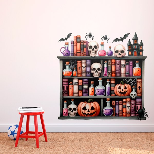 Enseigne Métal Halloween – Sorcières Vintage – 20x20 Cm – Déco Intérieur