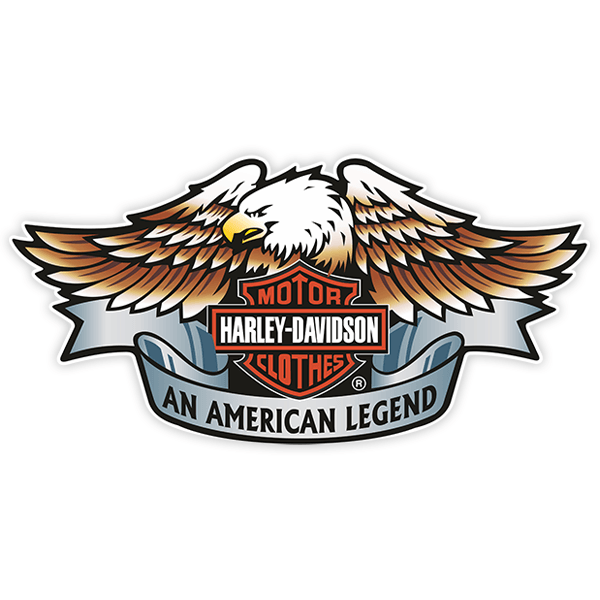 Autocollants: Harley Davidson an American Legend