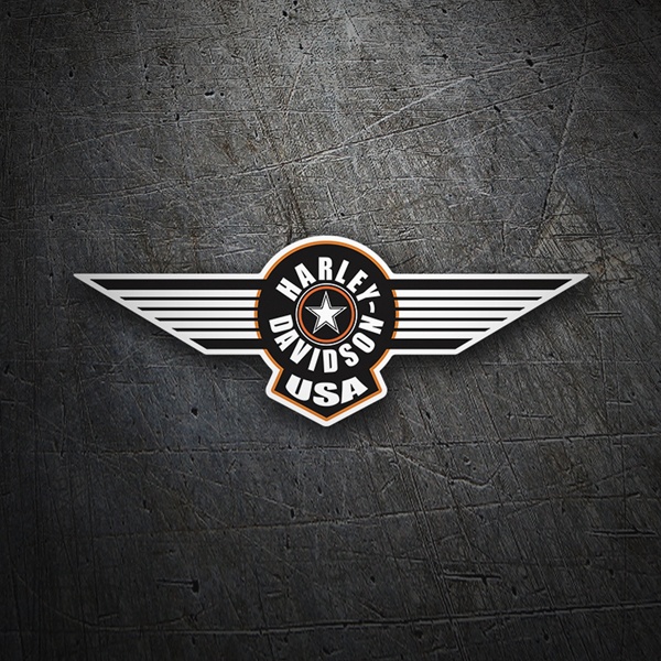 Autocollants: Harley Davidson USA 1