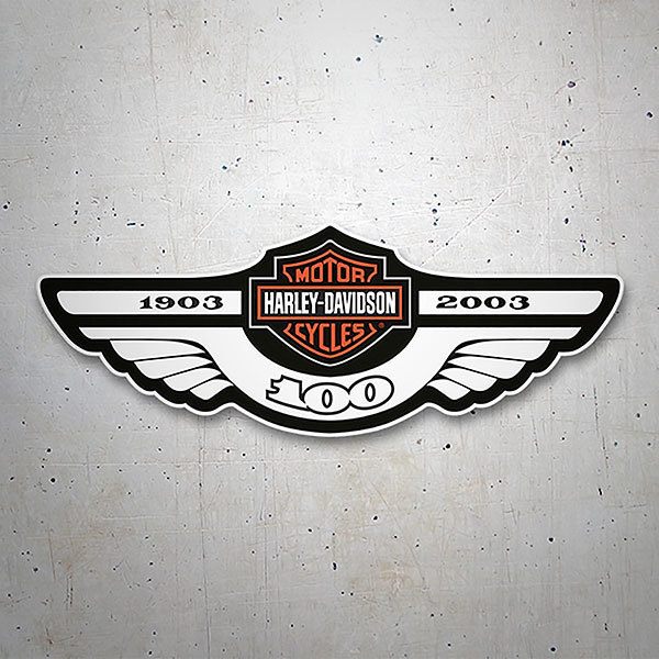 Autocollants: Harley Davidson 1903-2003 1