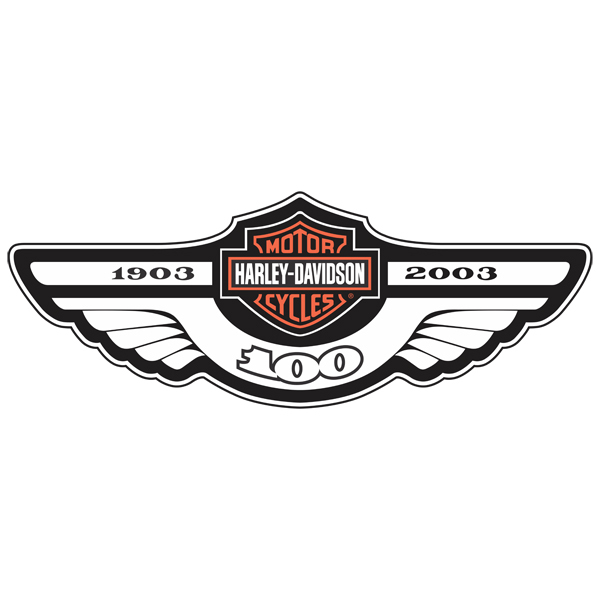 Autocollants: Harley Davidson 1903-2003