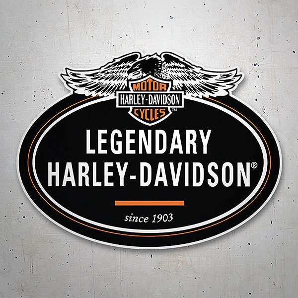 Autocollants: Legendary Harley Davidson